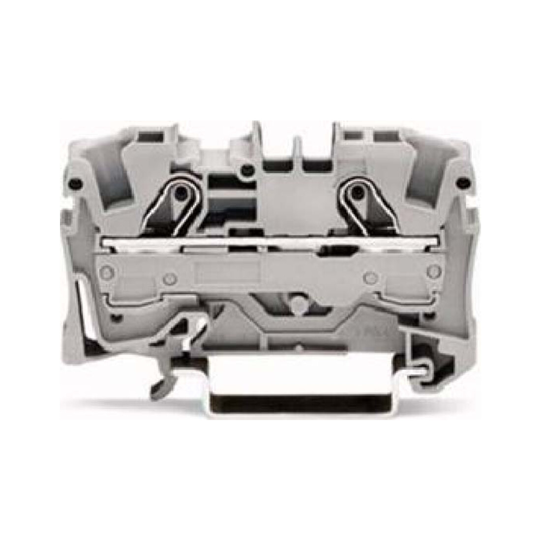 WAGO GmbH& Co. KG Connecteur de passage 0,5-6/10 mm² gris, 2L 2006-1201