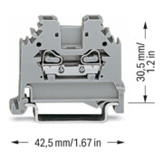 WAGO GmbH& Co. KG Connecteur de passage gr 0,08-2,5 mm² 280-101-4