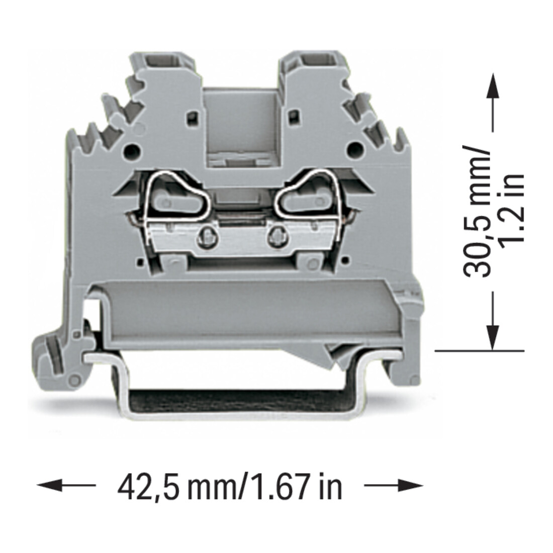 WAGO GmbH& Co. KG Connecteur de passage gr 0,08-2,5 mm² 280-101