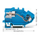 WAGO GmbH& Co. KG Connecteur de séparation 0,2-10 mm² bleu 784-613