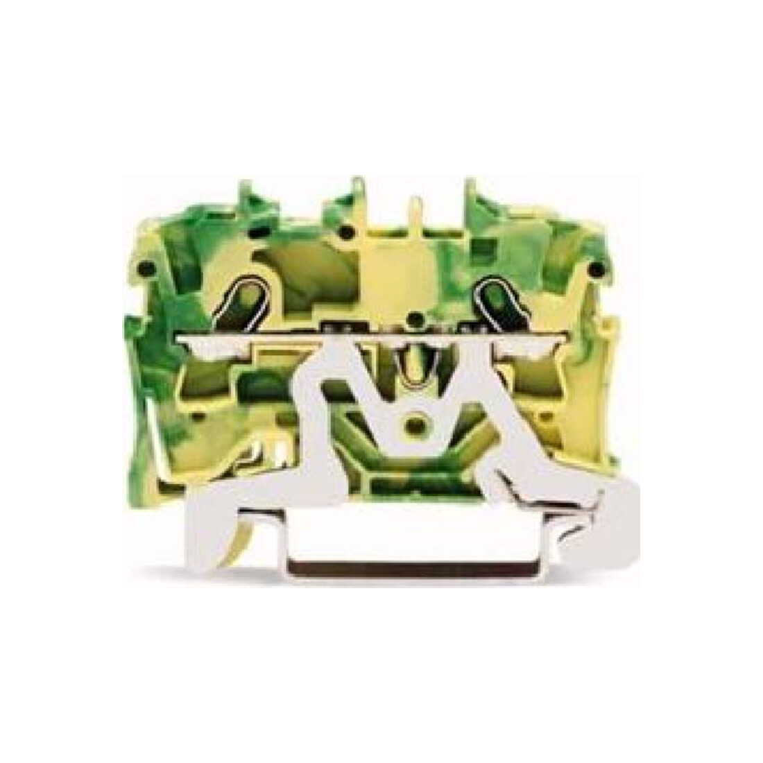 WAGO GmbH& Co. KG Connecteur de terre 1,5 mm², vert/jaune 2001-1207
