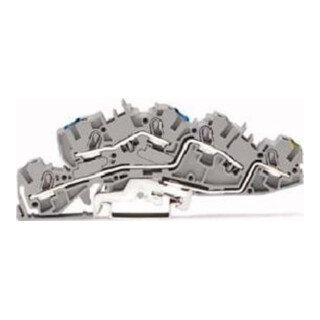 WAGO GmbH& Co. KG Connecteur d’étage d’installation N/L/PE 4/6 mm² gris 2005-7646