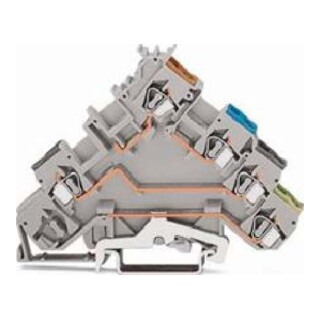 WAGO GmbH& Co. KG Connecteur d'initiateur 0,08-2,5 mm² gris 280-570