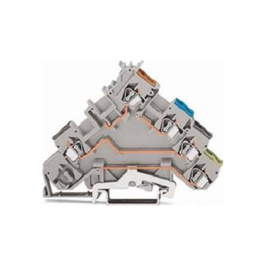 WAGO GmbH& Co. KG Connecteur d'initiateur 0,08-2,5 mm² gris 280-570