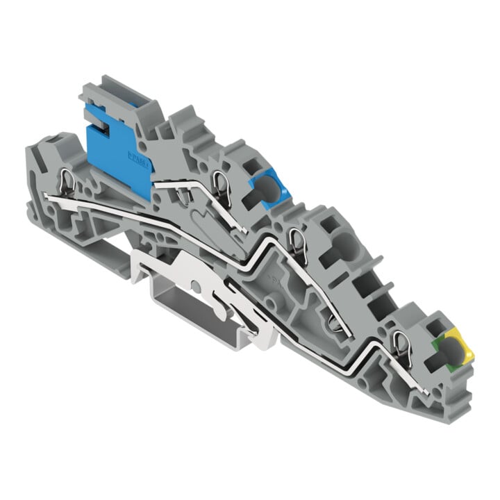 WAGO GmbH& Co. KG Connecteur d’installation NT/L/PE 4/6 mm² gris 2005-7641