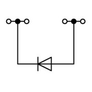 WAGO GmbH& Co. KG Connecteur diode 0,08-2,5 mm² gris 280-655/281-411-3