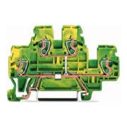 WAGO GmbH& Co. KG Connecteur double étage 0,08-2,4 mm² gr/ja 870-507-1