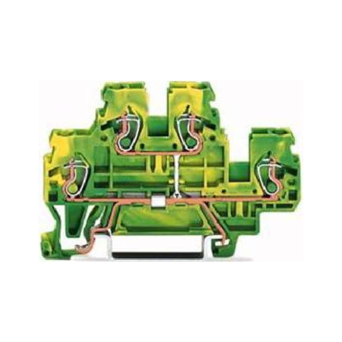 WAGO GmbH& Co. KG Connecteur double étage 0,08-2,4 mm² gr/ja 870-507