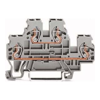 WAGO GmbH& Co. KG Doppelstockklemme 0,08-2,4mmq grau L/L 870-501