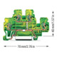 WAGO GmbH& Co. KG Doppelstockklemme 0,08-2,4qmm gr/ge 870-507