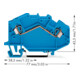 WAGO GmbH& Co. KG Durchgangsklemme 0,08-2,5mmq blau 780-604