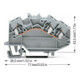 WAGO GmbH& Co. KG Durchgangsklemme 0,08-2,5mmq grau 780-631
