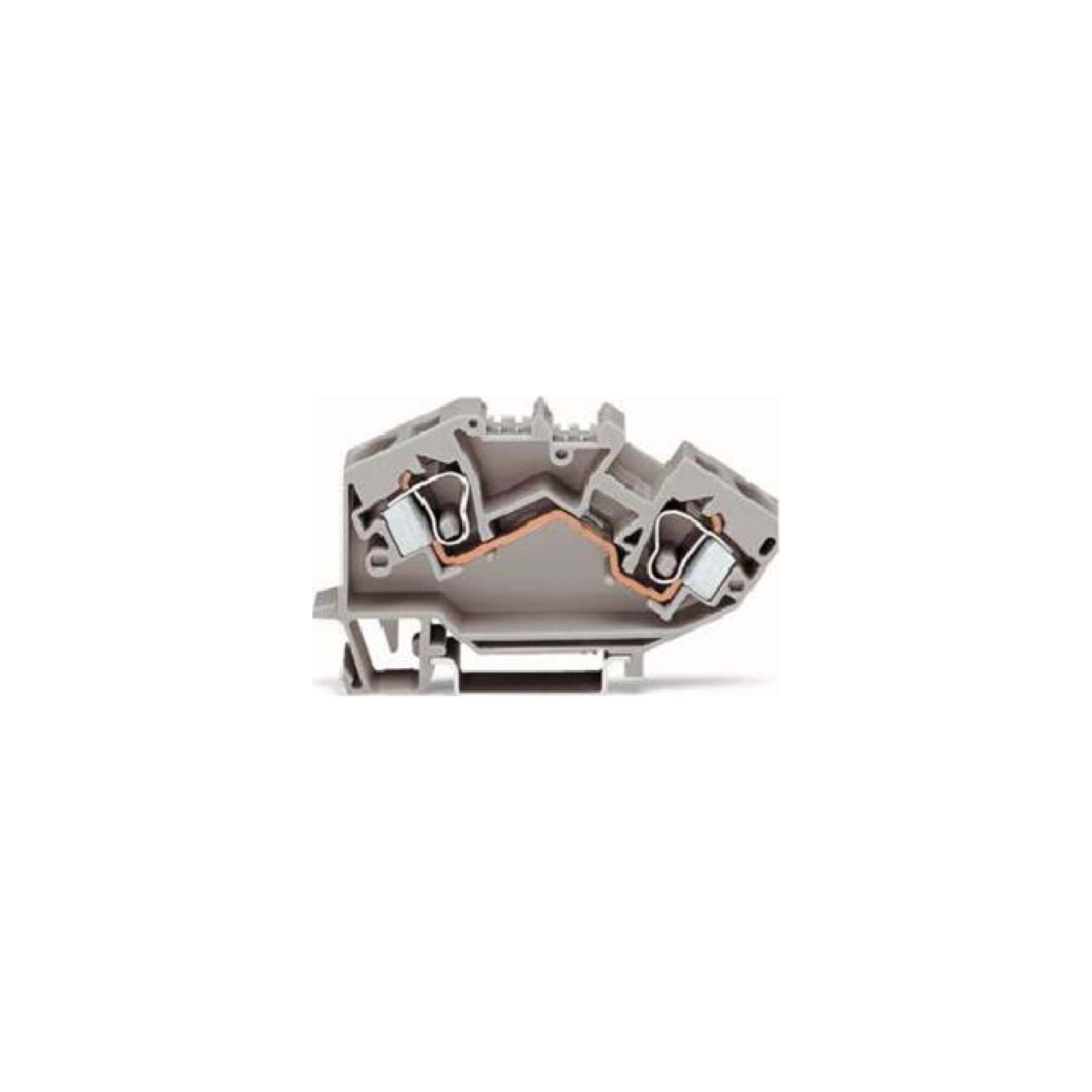 WAGO GmbH& Co. KG Durchgangsklemme 0,2-10mmq grau 784-601