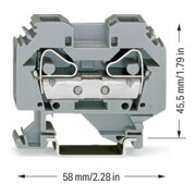 WAGO GmbH& Co. KG Durchgangsklemme 0,2-16mmq grau 283-101-3