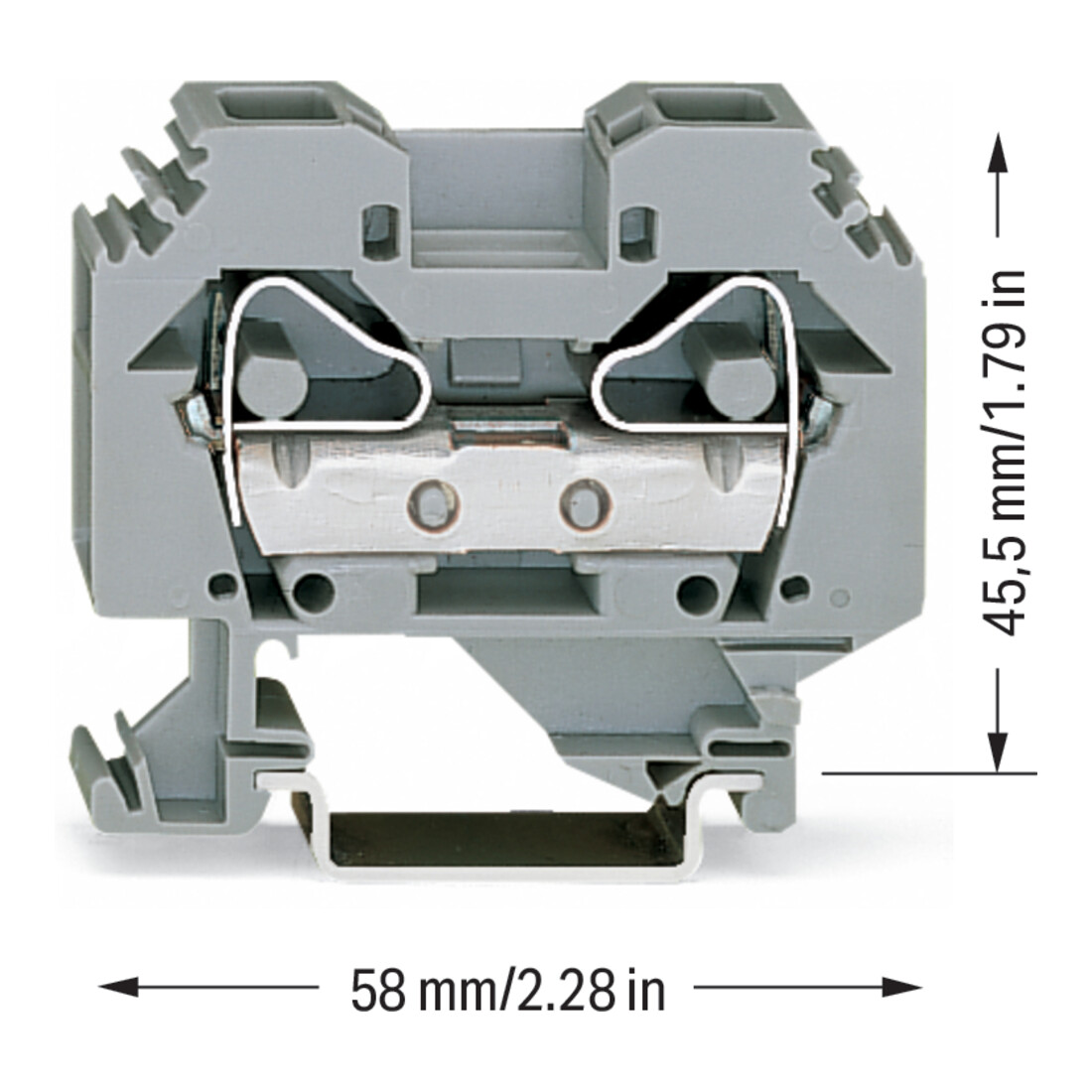 WAGO GmbH& Co. KG Durchgangsklemme 0,2-16mmq grau 283-101