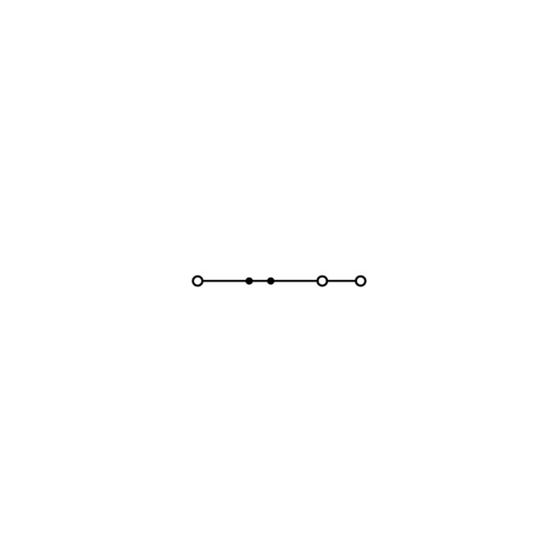 WAGO GmbH& Co. KG Durchgangsklemme 3-Leiter, TS 35 2016-1301