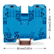 WAGO GmbH& Co. KG Durchgangsklemme 6-35qmm blau 285-134-3