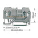 WAGO GmbH& Co. KG Durchgangsklemme gr 0,08-2,5qmm 280-901