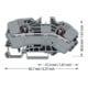 WAGO GmbH& Co. KG Einspeiseklemme 16qmm grau 2016-7601