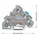 WAGO GmbH& Co. KG Initiatorenklemme 0,08-2,5mmq grau 280-570
