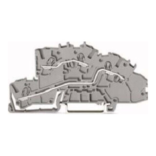 WAGO GmbH& Co. KG Installationsetagenklemme 4mm² L/L grau 2003-7642