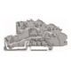 WAGO GmbH& Co. KG Installationsetagenklemme 4mm² L/L grau 2003-7642-1