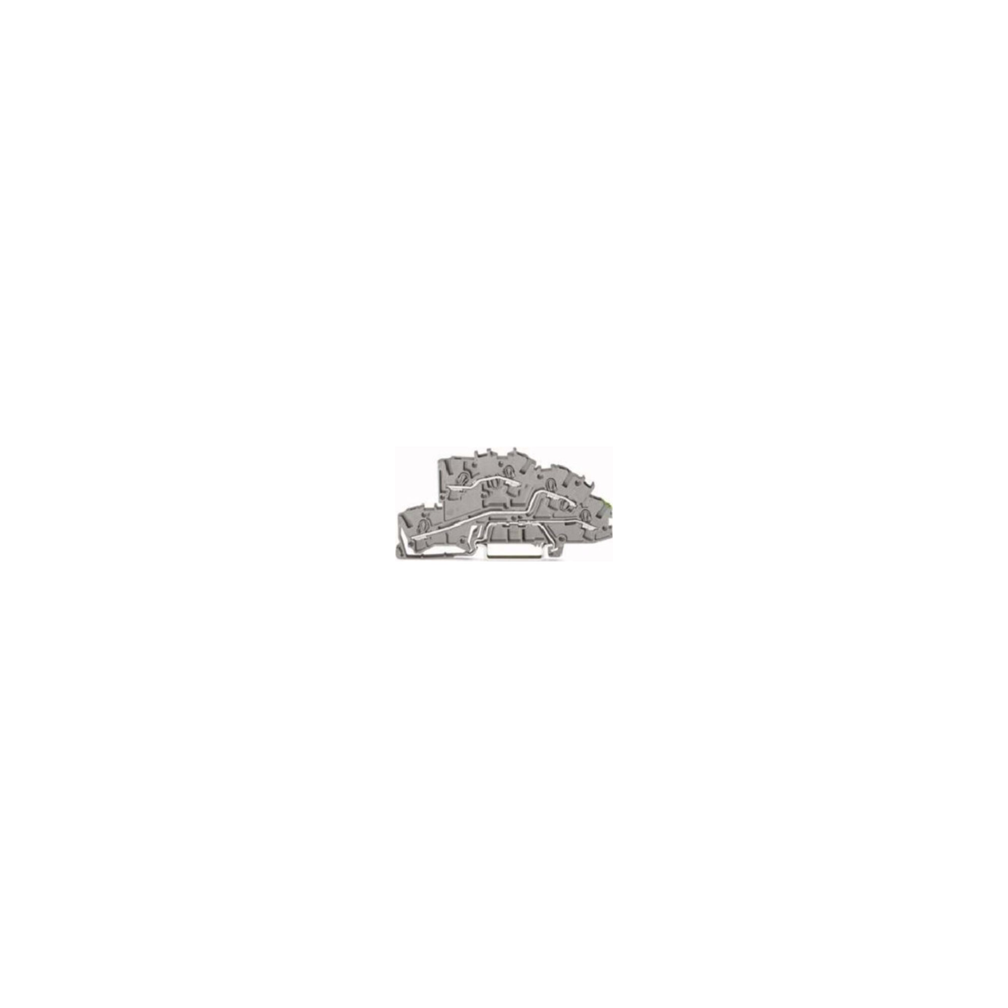 WAGO GmbH& Co. KG Installationsetagenklemme 4mm² L/L/PE grau 2003-7645