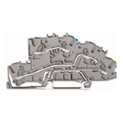 WAGO GmbH& Co. KG Installationsetagenklemme 4mm² N/L/PE grau 2003-7646