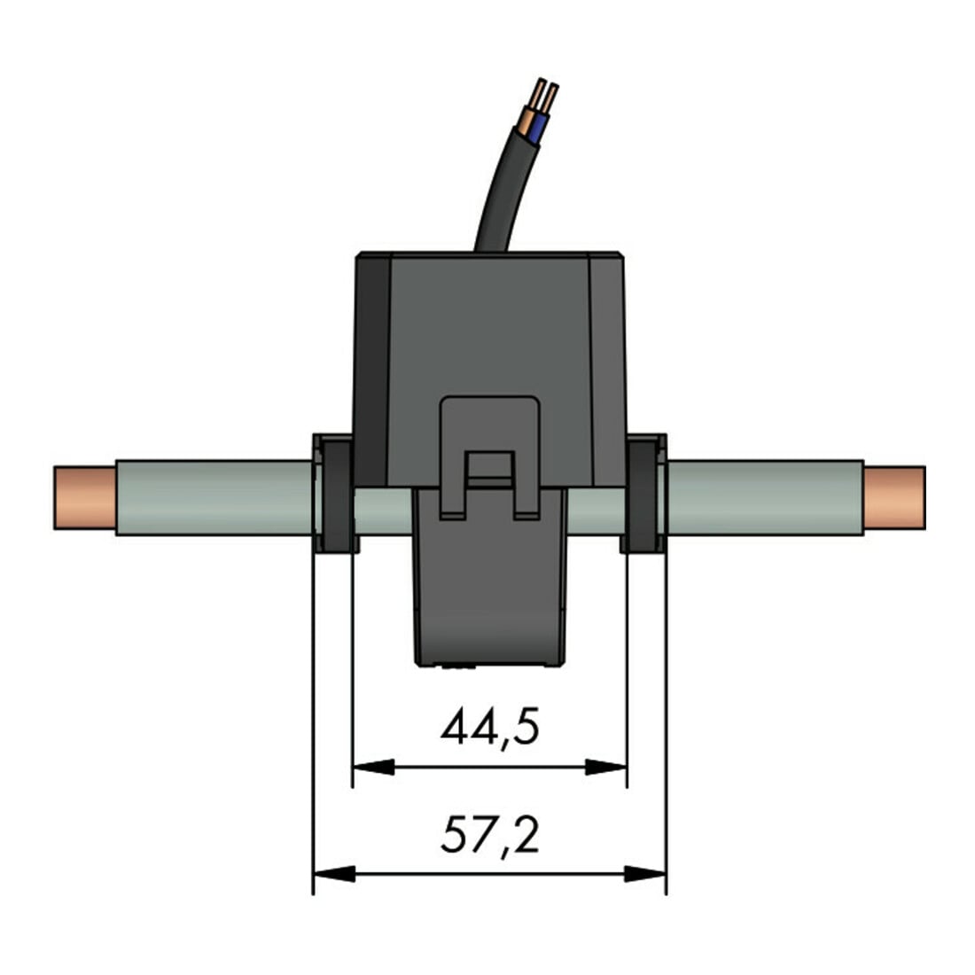 WAGO GmbH& Co. KG Kabelumbau-Stromwandler 150A/1A 0,2 855-4001/150-001