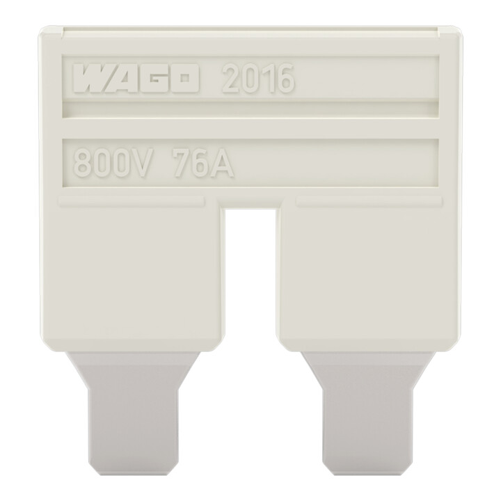 WAGO GmbH& Co. KG Kammbrücker 2 voies courant nominal 76A 2016-402