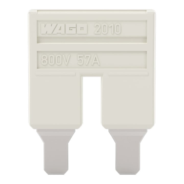WAGO GmbH& Co. KG Kammbrücker 2-fach Nennstrom 57A 2010-402