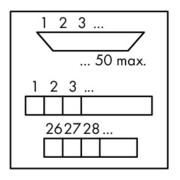 WAGO GmbH& Co. KG Module de transfert 25 pôles, connecteur Sub-Min-D 289-547-3