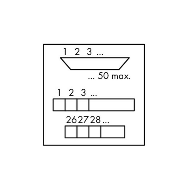 WAGO GmbH& Co. KG Module de transfert 25 pôles, connecteur Sub-Min-D 289-547
