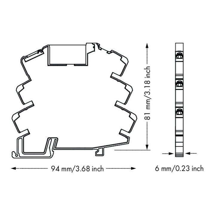 WAGO GmbH& Co. KG Module relais enfichable 24VDC/5A 10mA 1W 857-304