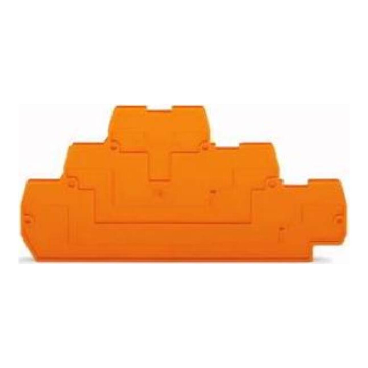 WAGO GmbH& Co. KG Plaque de fermeture 2 mm orange 870-569