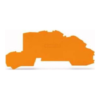WAGO GmbH& Co. KG Plaque de fermeture/intermédiaire 0,8 mm épaisseur orange 2003-7692