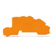 WAGO GmbH& Co. KG Plaque de fermeture/intermédiaire 0,8 mm épaisseur orange 2003-7692-1