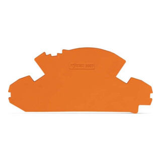 WAGO GmbH& Co. KG Plaque de fermeture orange 2007-8892