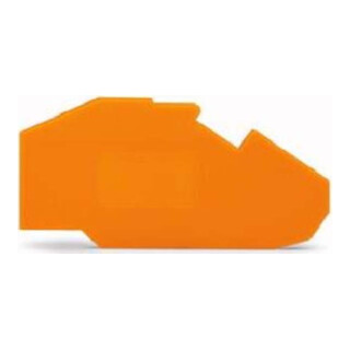 WAGO GmbH& Co. KG Plaque de fermeture orange 782-317