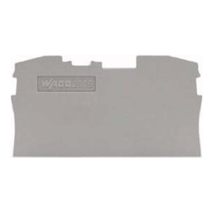 WAGO GmbH& Co. KG Plaque de fin et intermédiaire 1 mm d'épaisseur 2006-1291