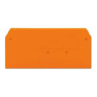 WAGO GmbH& Co. KG Plaque de finition 2 mm orange 279-328