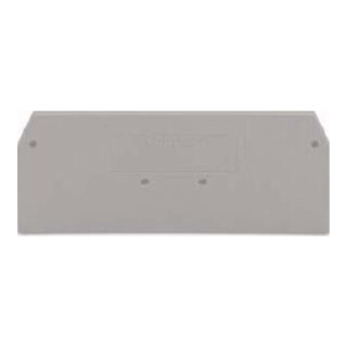 WAGO GmbH& Co. KG Plaque de finition grise 280-324