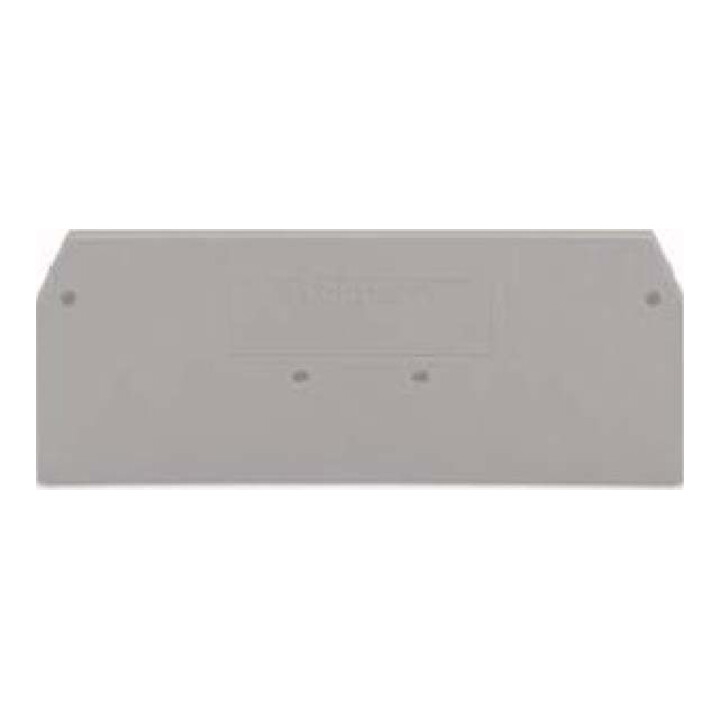 WAGO GmbH& Co. KG Plaque de finition grise 280-324