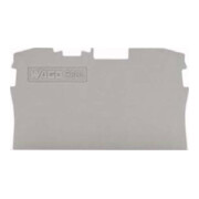 WAGO GmbH& Co. KG Plaque de finition/intermédiaire grise 2004-1291-1