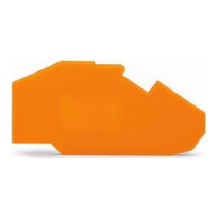 WAGO GmbH& Co. KG Plaque de finition/intermédiaire orange 783-317