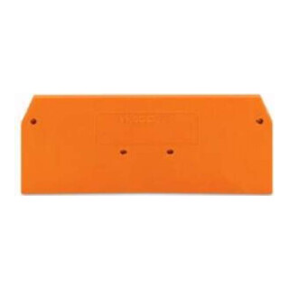 WAGO GmbH& Co. KG Plaque de finition orange, épaisseur 2,5 mm 280-326