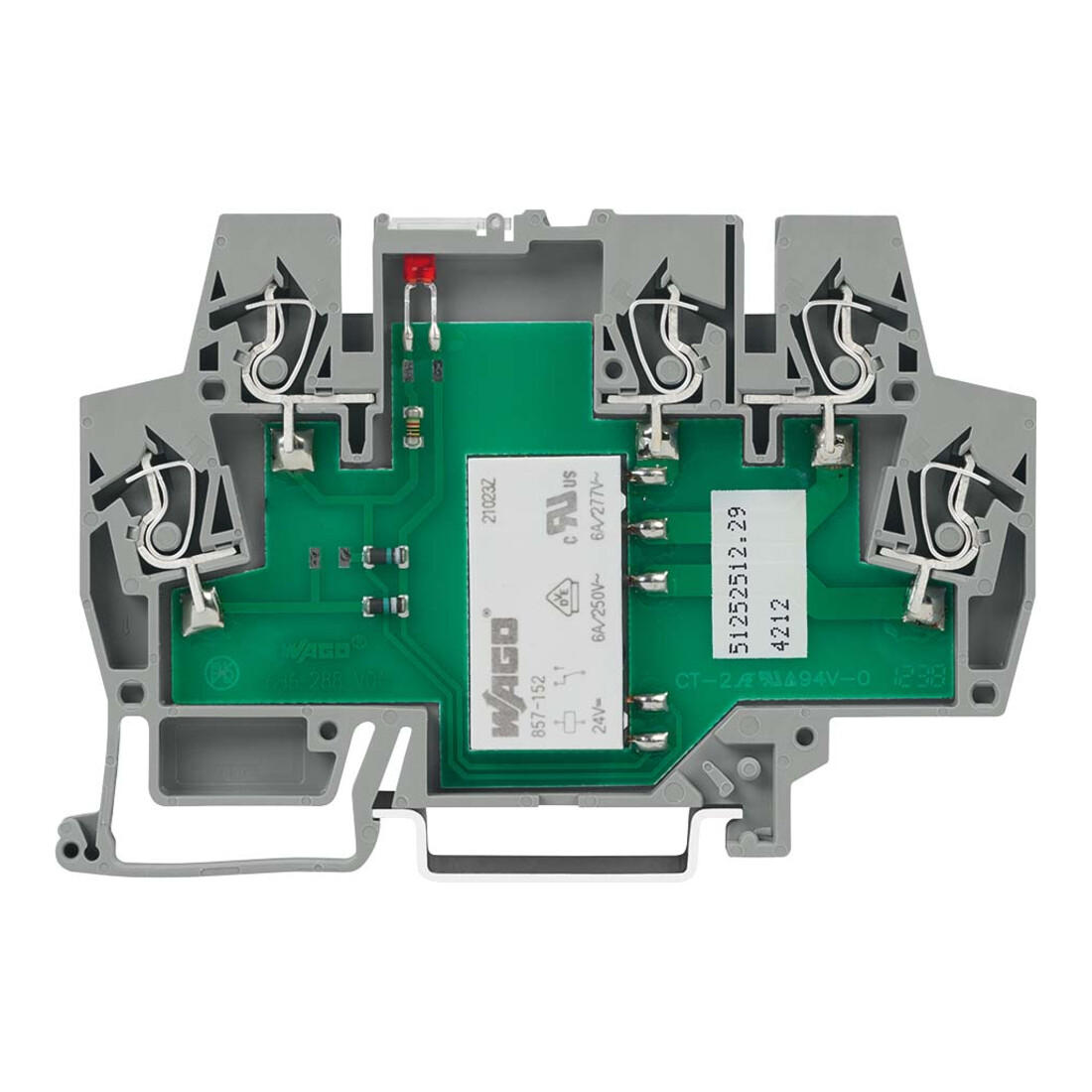 WAGO GmbH& Co. KG Relais à vis 24VDC, 1W, 250VAC, 5A 859-304