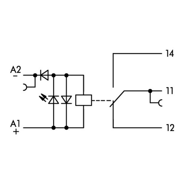WAGO GmbH& Co. KG Relais à vis 24VDC, 1W, 250VAC, 5A 859-304