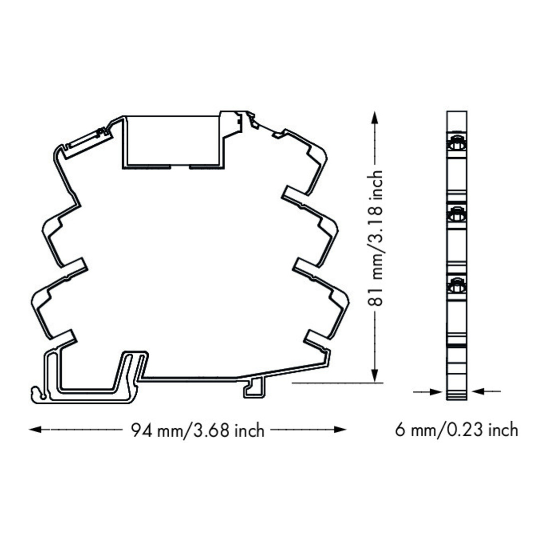 WAGO GmbH& Co. KG Relaisbaustein steckbar 24VDC/5A 10mA 1W 857-304
