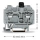 WAGO GmbH& Co. KG Sicherungsklemme 0,2-6qmm grau 282-122
